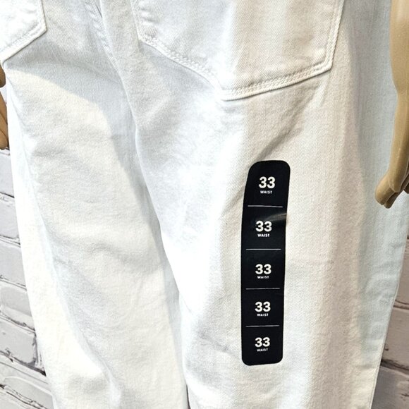 NWT!!! J.Crew Factory - Essential straight high rise button fly white jeans - Picture 11 of 13